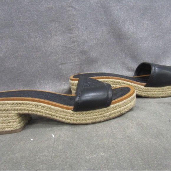 ๐HP๐Tory Burch Fleming Espadrille Slides 7.5M - Picture 4 of 8